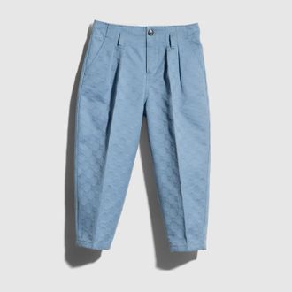Gucci Kids - GG Gabardine Pants, Size 10 years, Blue, Ready-to-wear