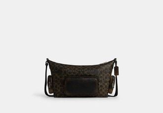 Coach Mens Finn Crossbody Bag With Pockets in Loved Signature Canvas | PVC