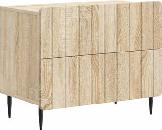 vidaXL Armario De Noche Roble Sonoma 62 X 34,5 X 49,5 Cm Vidaxl