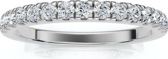 Pompeii3 1/3Ct Stackable Womens Diamond Wedding Anniversary Ring 14k Gold or Pt