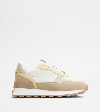 Tod's Sneakers in Suede and Fabric