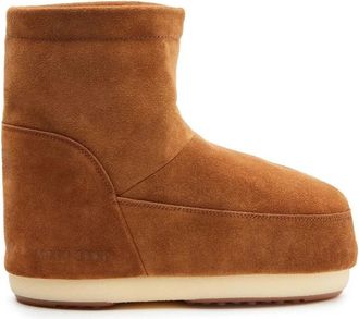 Moon Boot Bruine Leren Winterlaarzen Waterdicht - Dames - Winterlaarzen - Bruin - 36 EU - Leer - Schoenen