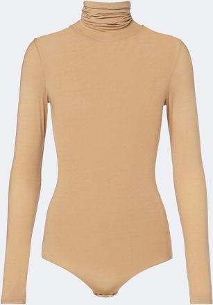 The Row Basile jersey turtleneck bodysuit
