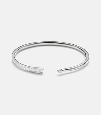 Bucherer Inner Fire 18kt white gold bangle with diamonds