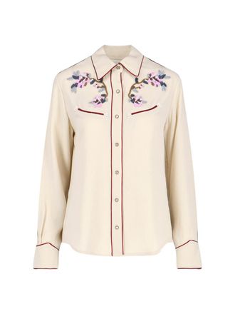 Isabel Marant Classic White Shirt with Structured Collar
