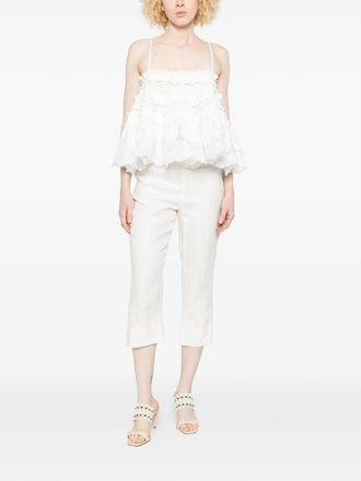 Zimmermann Alchemy Ruffled-lace Top