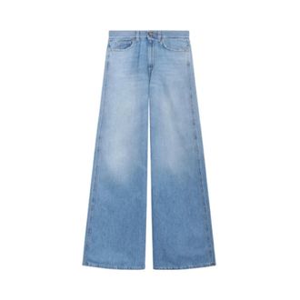 Pantaloni Torino Wide Jeans, female, Blue, Size: W27 Cindy Denim Jeans