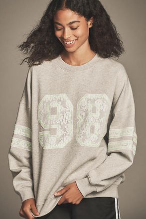L*Space x Anthropologie Lace 98 Graphic Sweatshirt