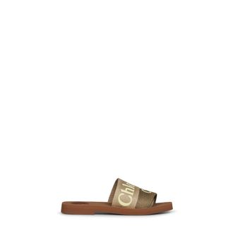 Chlo&eacute; Sliders, female, Multicolor, Size: 12 US Woody Flat Sandal