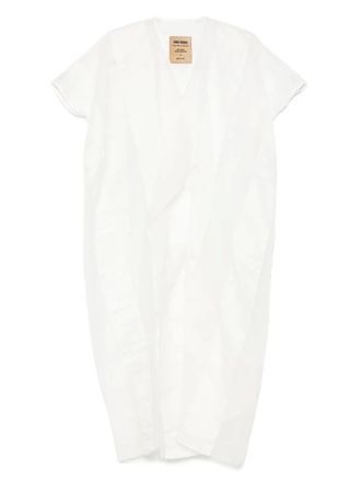 Uma Wang Addy midi-jurk - Wit