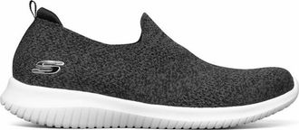Skechers Womens Ultra Flex Harmonious Slip On Sneakers In Black