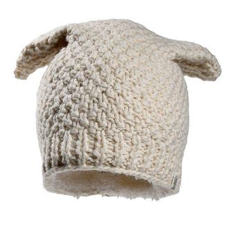 Nirvanna Designs Bear Ear Beanie in White at Nordstrom