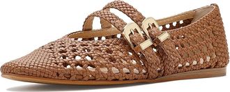 Dolce Vita Baylee Woven Womens Shoes Saddle : 10.5 M, Leather/Nylon/Rubber