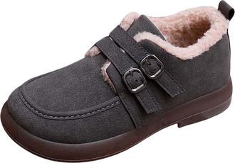 Generic Womens High Heels Shoes Outdoor Ski Boots Thickening Hiking Boot Warm Shoes Ski Boots Thickening Hiking Boot Warm Shoe Outdoor Booties Grey