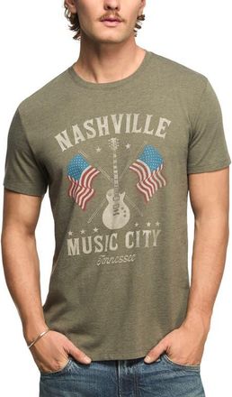 Lucky Brand Nashville Guitars Graphic T-Shirt in Beetle at Nordstrom, Size Xx-Large