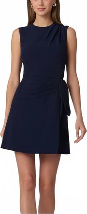 Shoshanna Worth Midi Dress In Navy