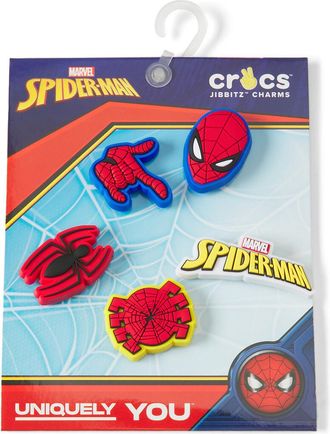 Crocs Set van 5 Jibbitz Spiderman