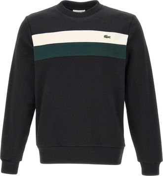 Lacoste Felpa a girocollo con design color-block - Nero