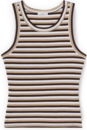 Motivi Dames, Tops, Beige, Maat: M Poliester