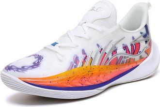 Generic Mens Basketball Shoes Running Sports Outdoor Training Fashion Sneakers(Purple,4.5 UK)