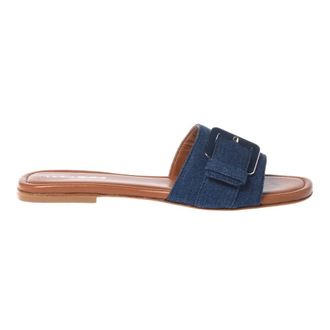 Baldinini Schoenen, Dames, Blauw, 37 1/2 EU, Denim, Denim Mule