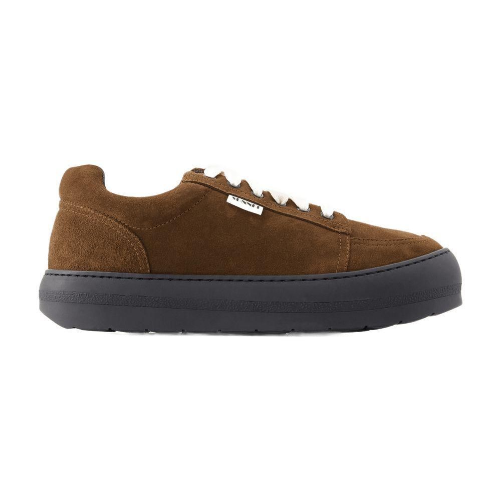 SUNNEI｜SNEAKERS (ISI LOW (SHOXSNK003 LTH049 7246)) Off-White Isi Low Sneakers by SUNNEI on Sale