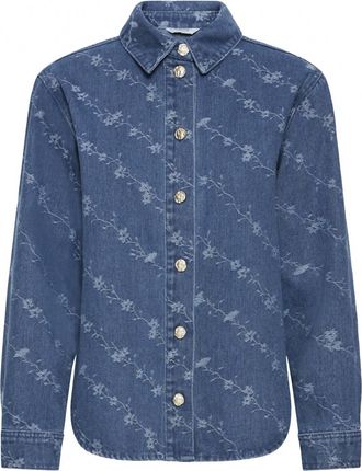 b.young Womens City Canivo Shirt In Mid Blue Denim