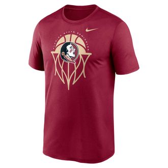 Nike Florida State Legend Basketball Icon Nike Mens Dri-FIT College T-Shirt in Red | NKGK69XFTN-VCH