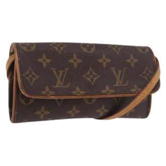 Louis Vuitton Pre-owned Monogram Canvas Crossbody Bag - Dames - Pre-owned - Bruin - Maat: ONE Size Leer
