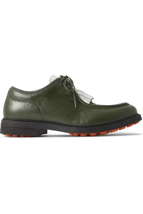 Mr P. Golf Fringed Full-Grain Leather Shoes