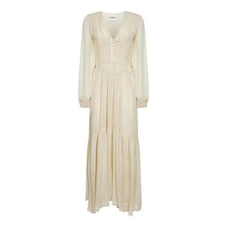 Isabel Marant Dames, Jurken, Beige, Maat: M Viscose