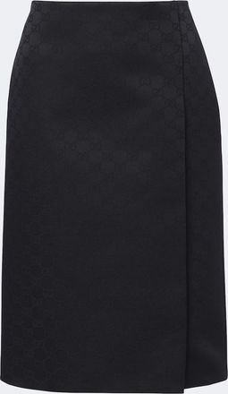 Gucci Gonna a tubino in jacquard GG