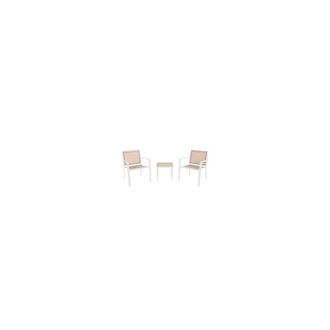 OEM C Set 3 Pz Salotto Havana Acciaio Bianco/tortora