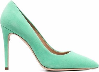 Ferragamo Ladies Green Heels, US Size 6.5