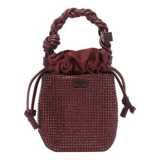 Ganni Mini Strass Bou Bucket Pouch
