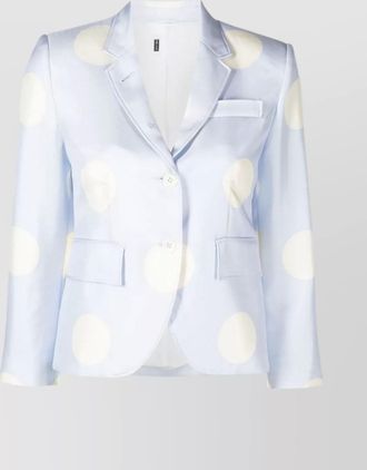 Thom Browne polka-dot print silk blazer