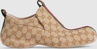 Gucci Mens Drip Sneaker, Beige, GG Canvas