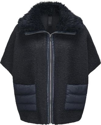 Milestone MSGloria Jacket - Dames - Zomerjassen - Blauw - S - Wol - Jassen