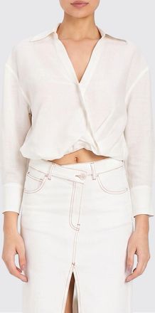 Twin-Set Camicia cropped in misto lino