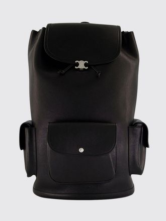 Celine Zaino Triomphe in pelle di agnello con chiusura a coulisse e patta