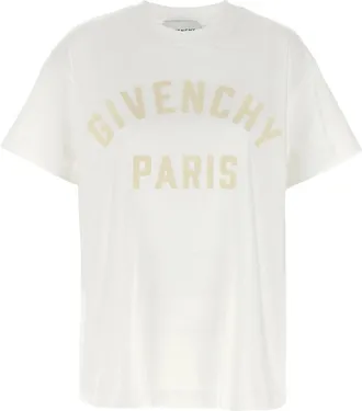 Givenchy Paris T-shirt - Dames - T-shirts - Wit - XS - Katoen - Tops