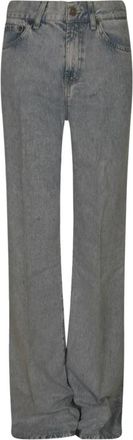 Dondup Stijlvolle Broek - Dames - Regular Fit Jeans - Grijs - W28 - Jeans
