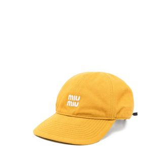Miu Miu Logo-embroidered Hat