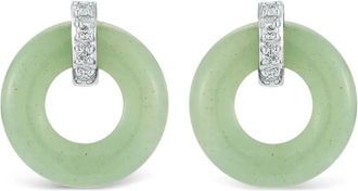 Mateo Bijoux Orecchini a cerchio - Verde