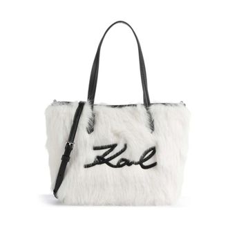 Karl Lagerfeld Journee a la Montagne - Dames - Tassen - Wit - Maat: ONE Size Synthetisch