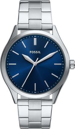 Fossil Fenmore Bracelet Watch, 44mm in Silver at Nordstrom Rack