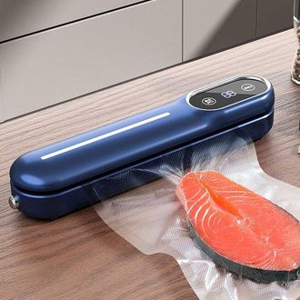 OEM Envasadora Al Vac&iacute;o Con 10 Bolsas Para Almacenar Alimentos: Apta Para Productos Secos Y H&uacute;medos