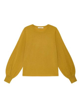 Maliparmi balloon-sleeve sweater - Yellow