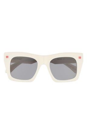 Off-white 51mm Selma Square Sunglasses in Off White/Dark Grey at Nordstrom Rack