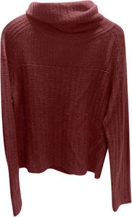 Bamford Burgundy Wool Knit Jumper Size XS